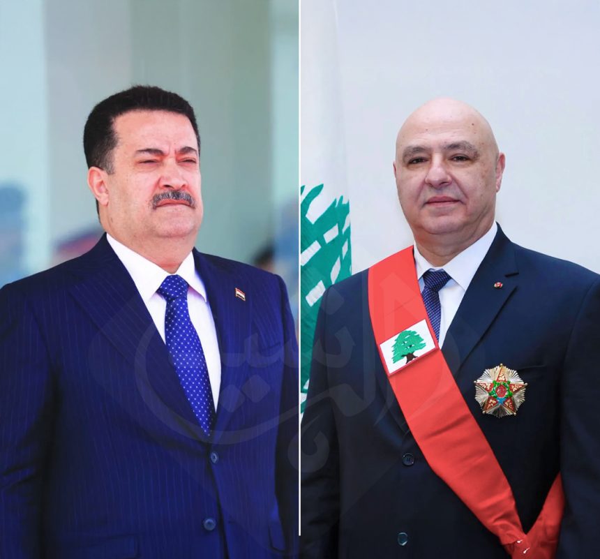 بعد تصريحاته عن الحشد الشعبي .. عون يؤكد للسوداني رغبة بلاده بتعزيز العلاقات مع العراق alrasheedmedia 680122fb60701 860x801 1