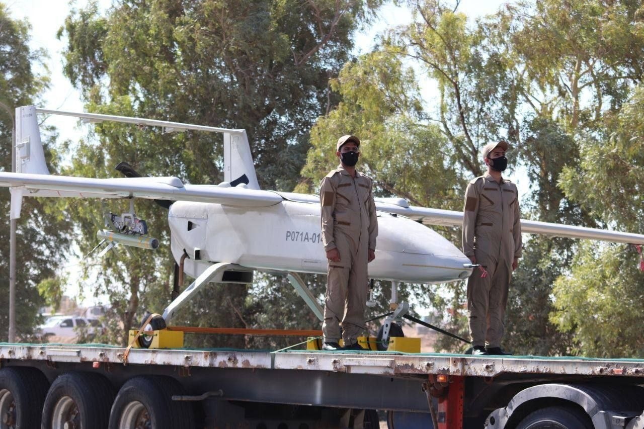 Mohajer-6 on display in June 26, Camp Ashraf