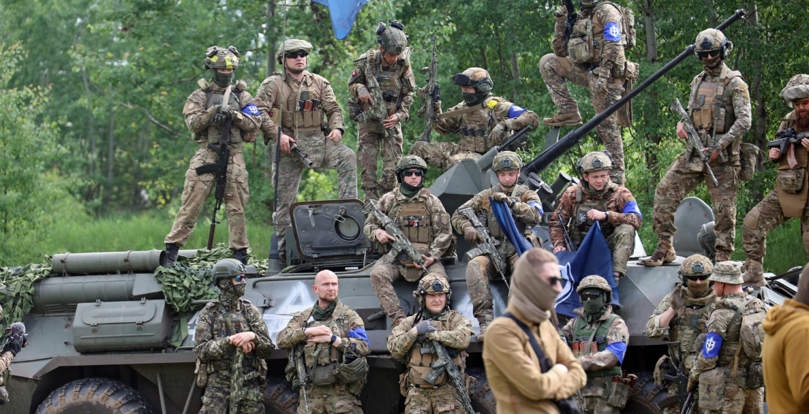 Pro-Ukrainian Group Free Russia Legion Attacked Belgorod