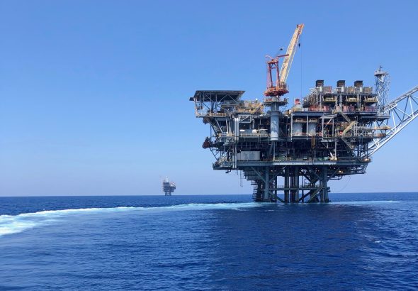 IsraelGasMediterraneanPlatformMarieBTamar