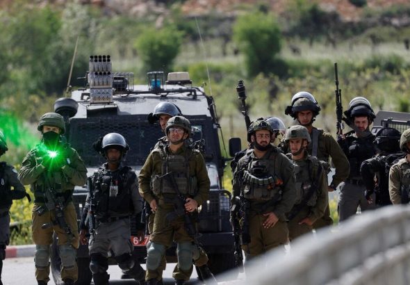 Protesters clash with Israeli forces following the funeral of Palestinian Mohammed Ghoneim, near Bethlehem