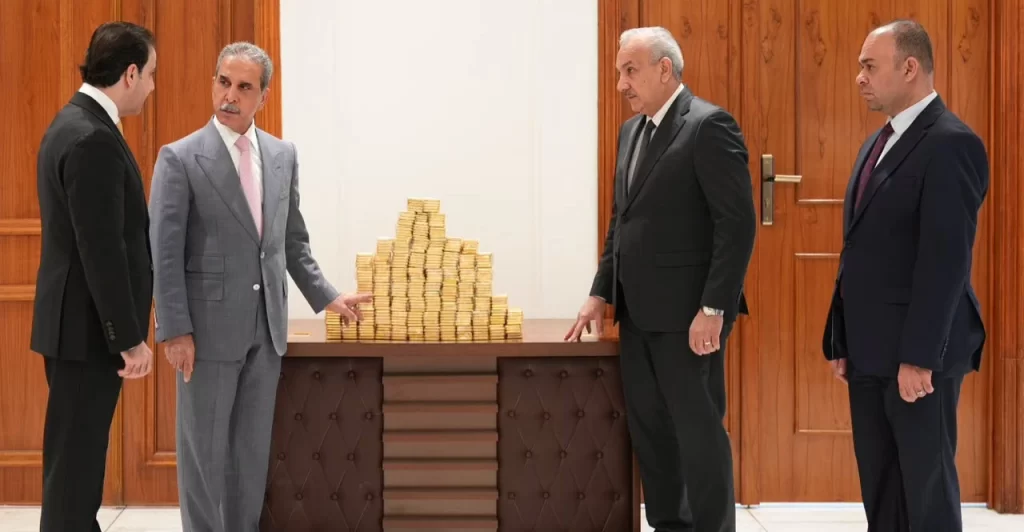 بالتنسيق مع أربيل.. بغداد تسترد 375 كيلوغراماً من الذهب في قضية عدنان الجميلي 1783922313404