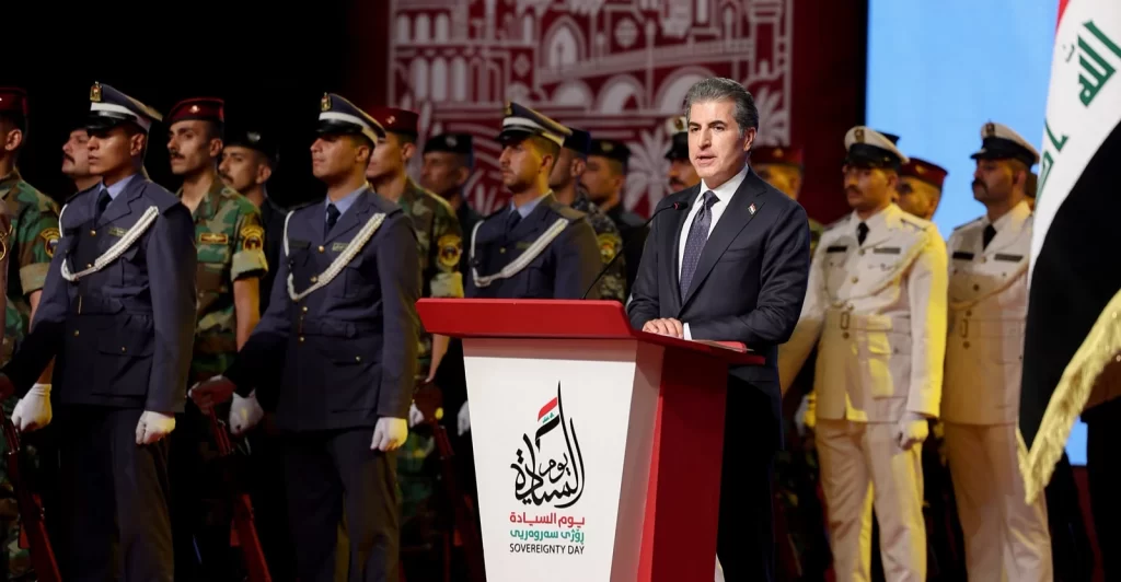 نيجيرفان بارزاني : السيادة تعني حصر قرار السلم والحرب بيد الدولة وحدها 1790884330407